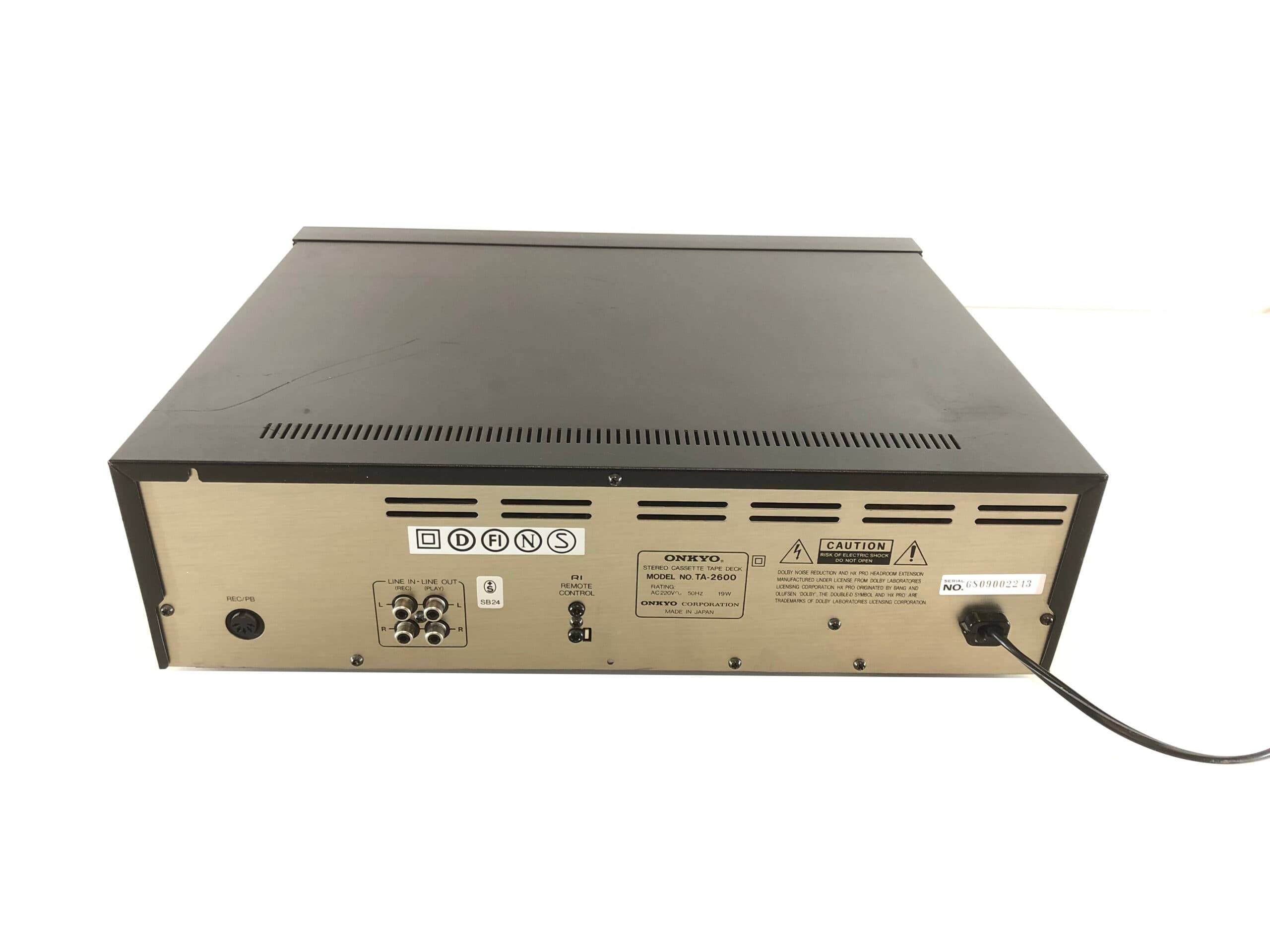 Onkyo TA-2600 bilde 4