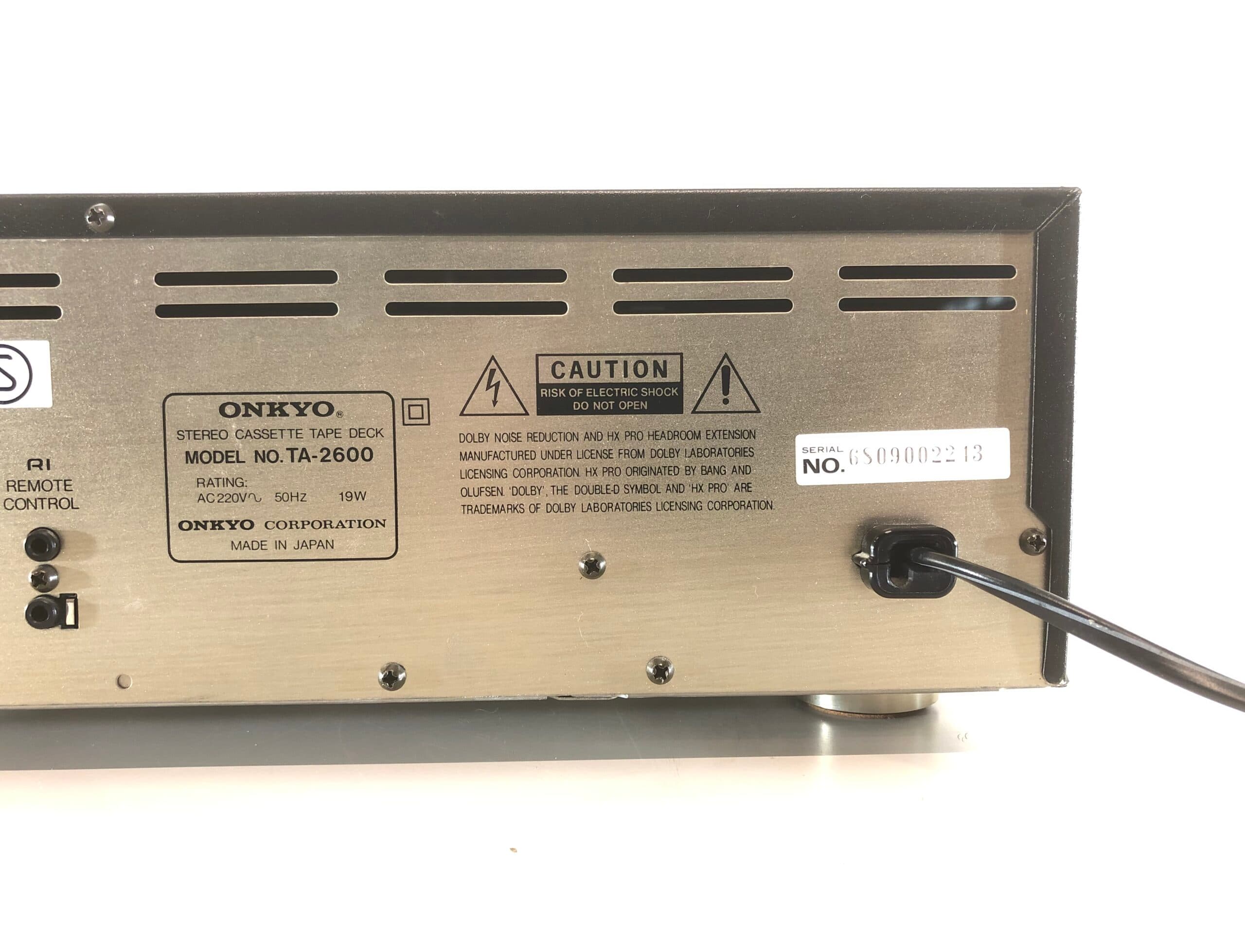 Onkyo TA-2600 bilde 3