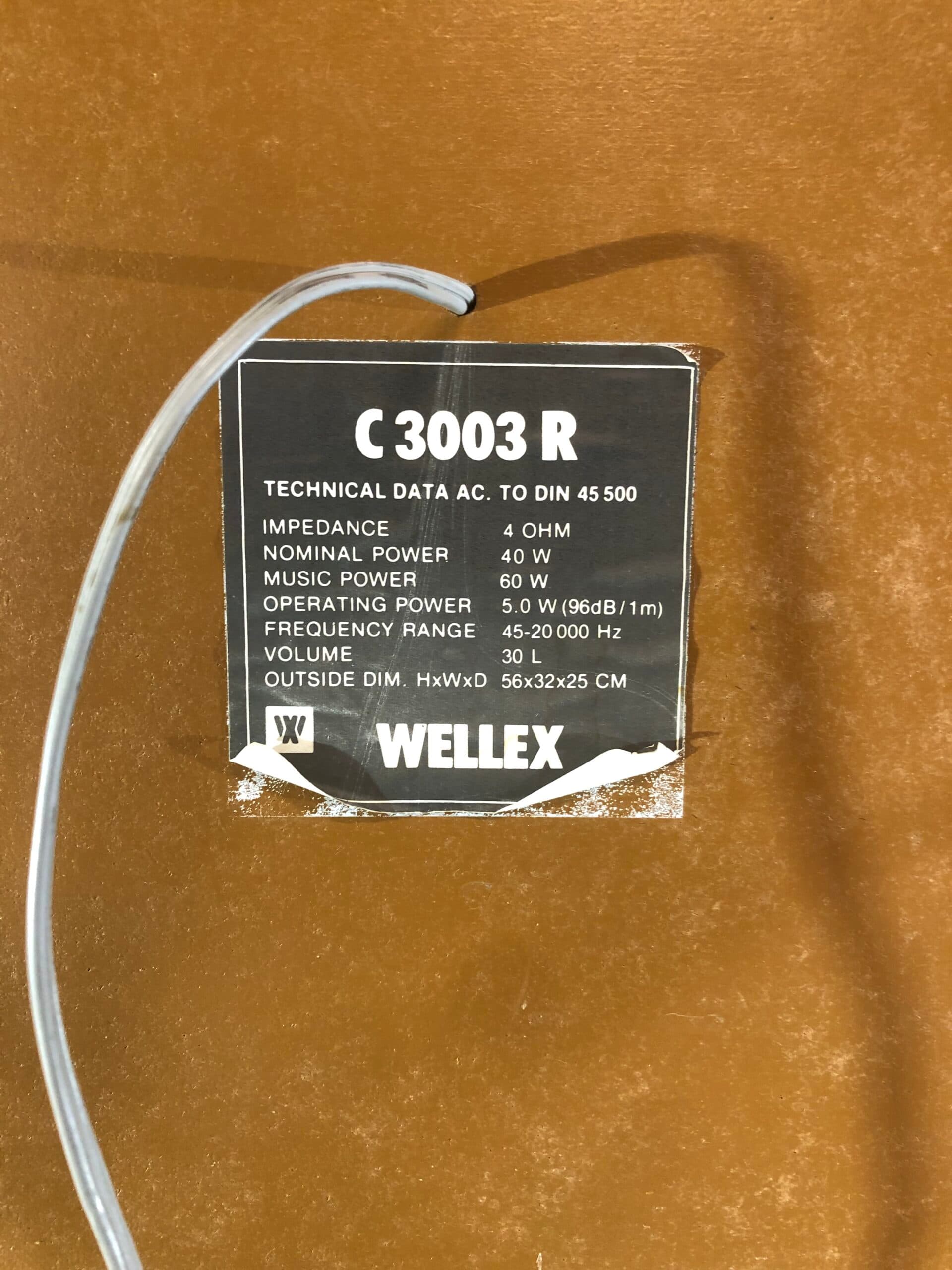 Wellex C3003R bilde 2