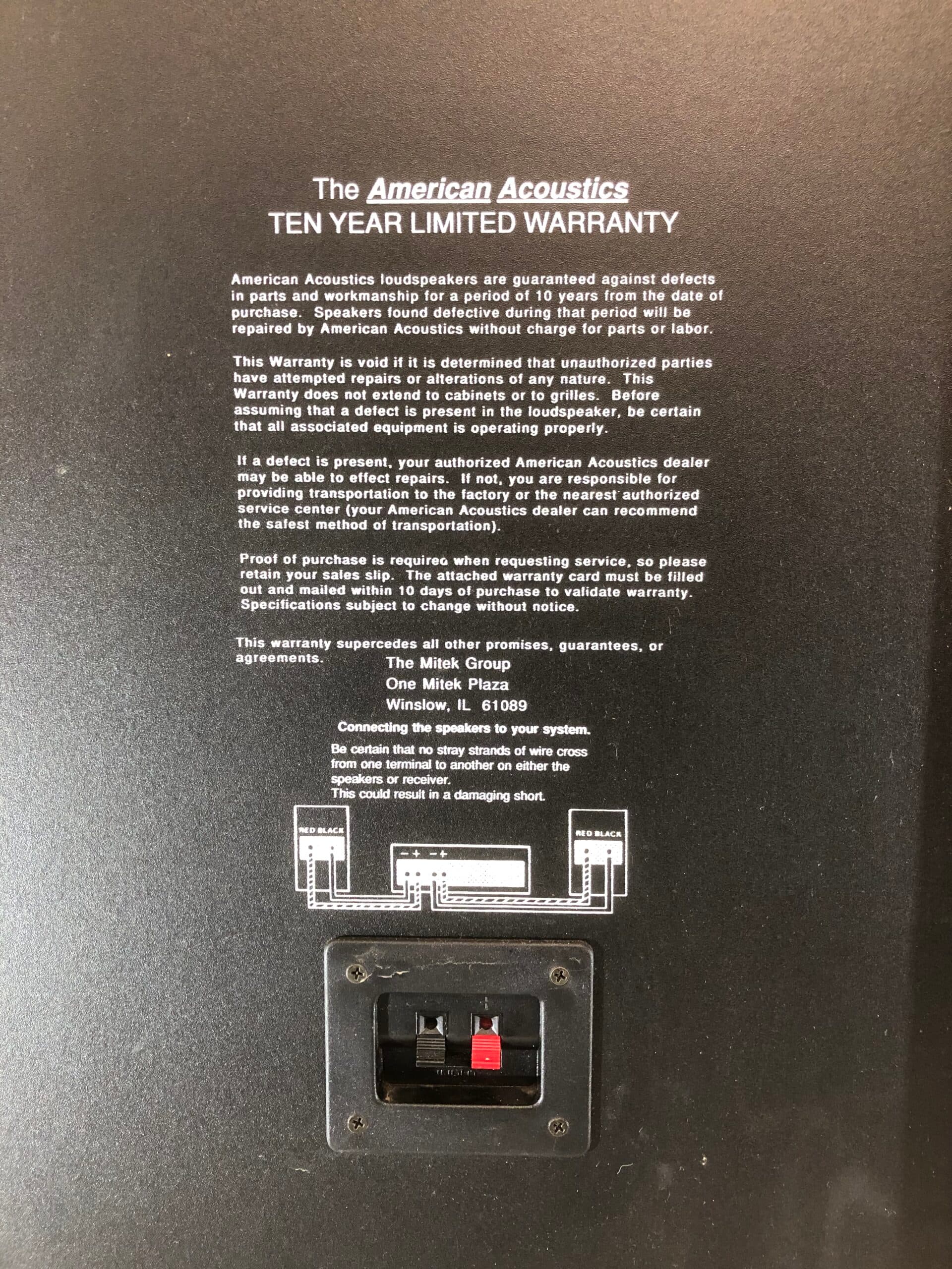 American Acoustics D9550E bilde 3