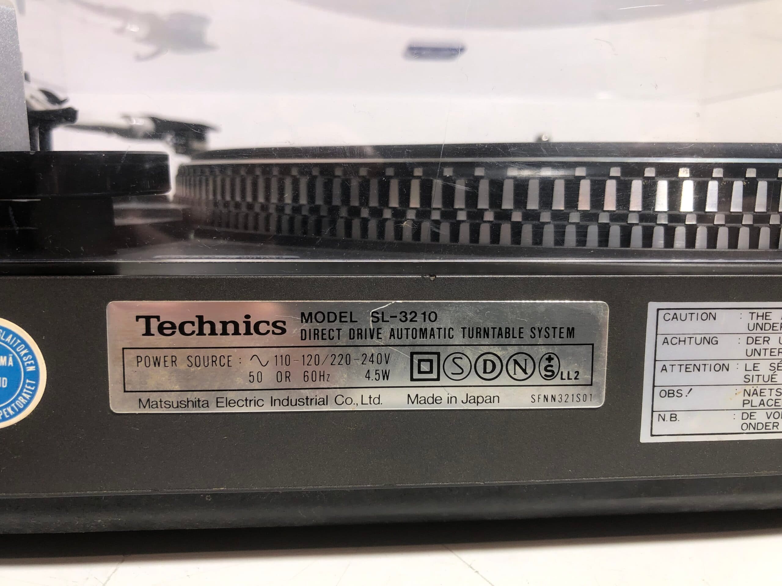Technics SL-3210 bilde 3