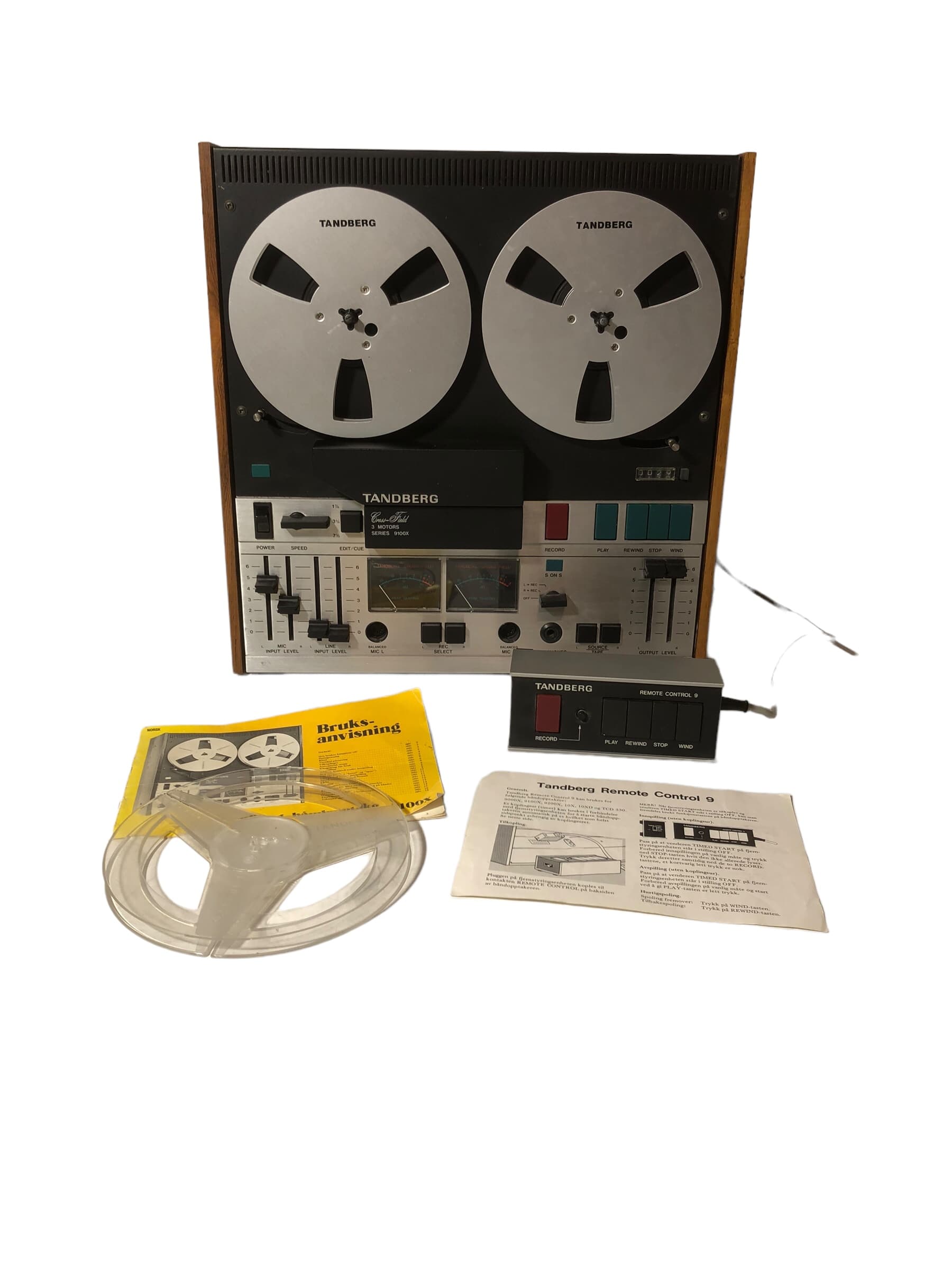 Tandberg 9100X m/Fjernkontroll