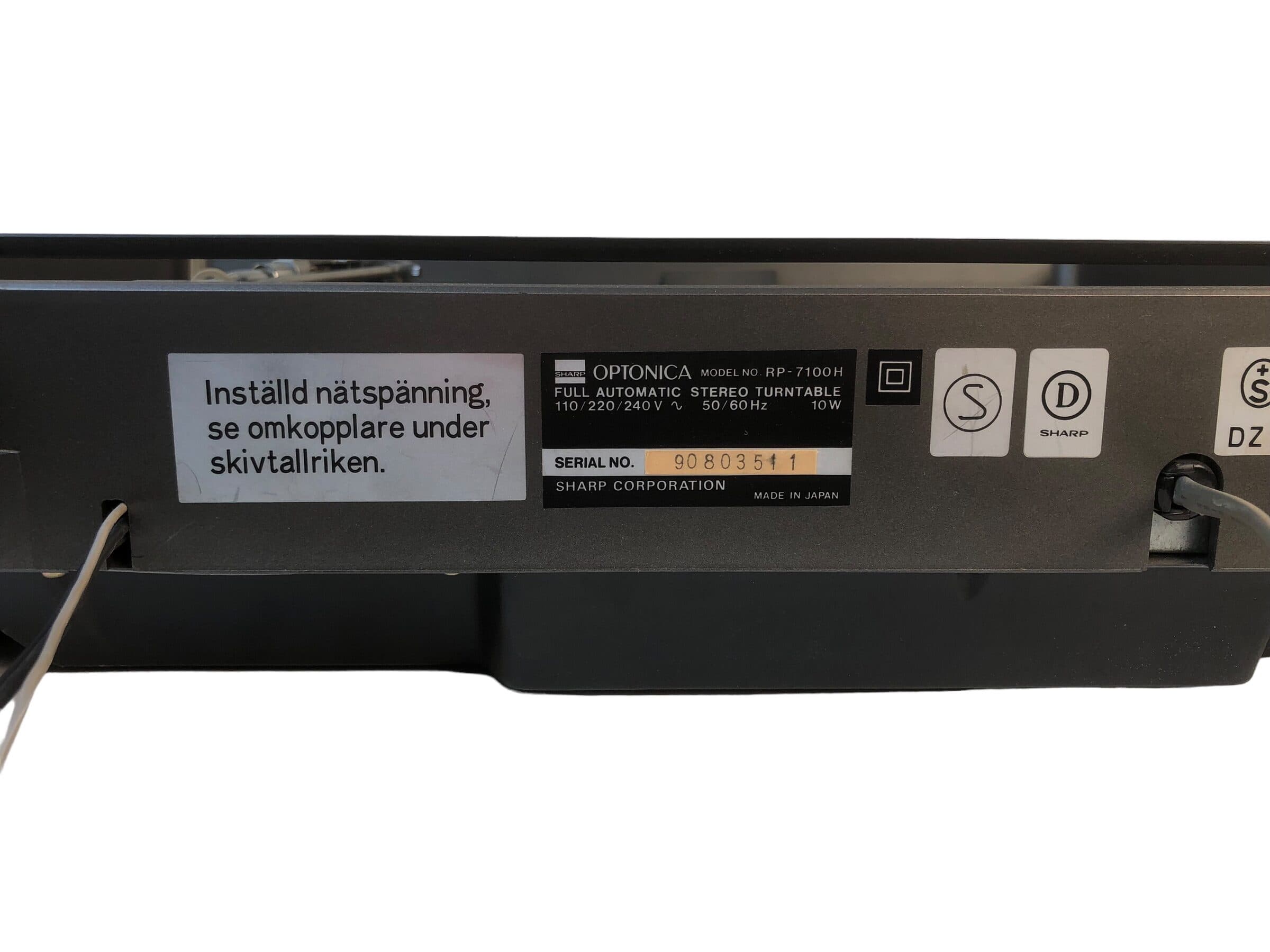 Sharp Optonica RP-7100 bilde 9