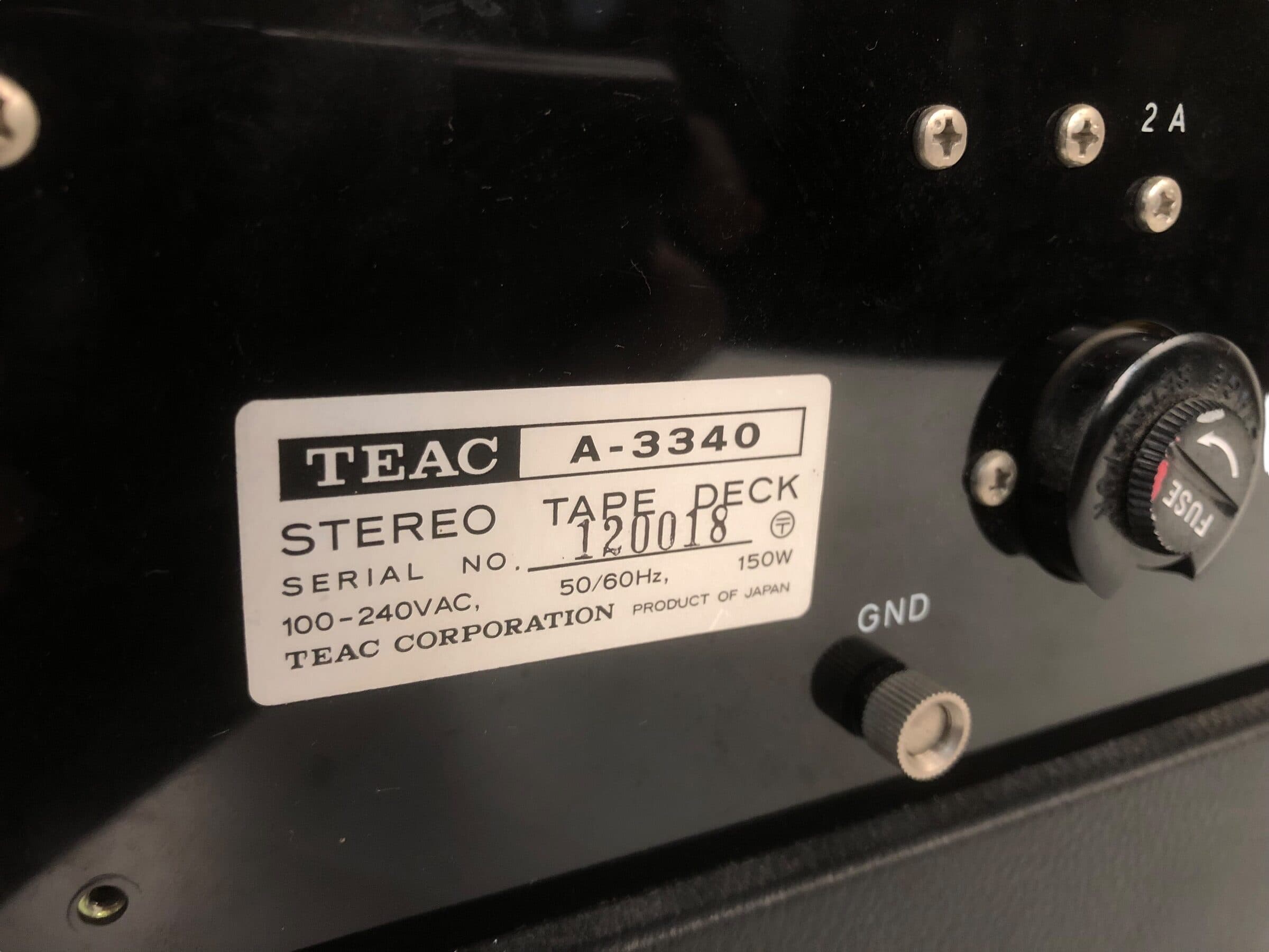 Teac A-3340 bilde 2