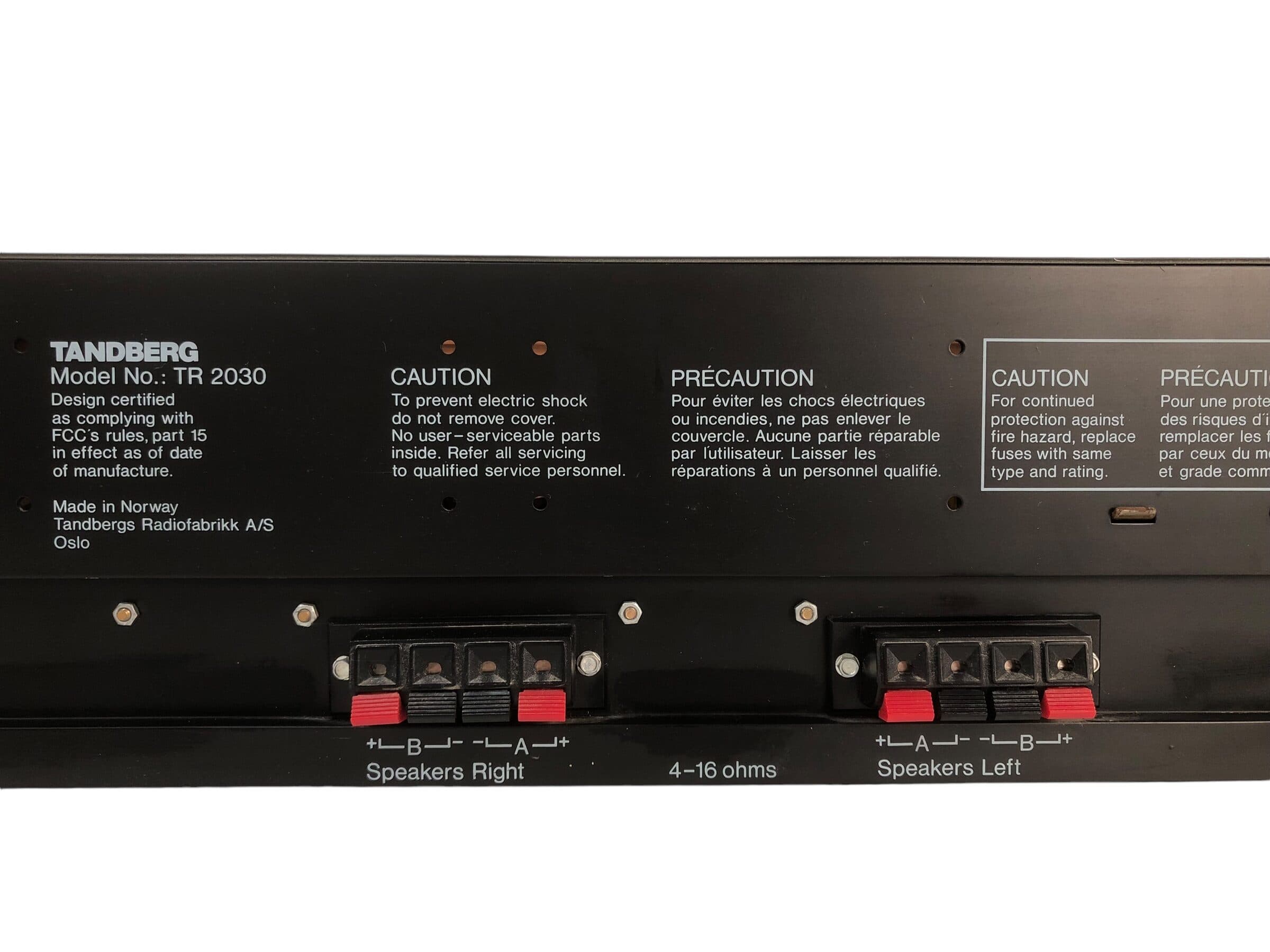 Tandberg TR 2030 bilde 12