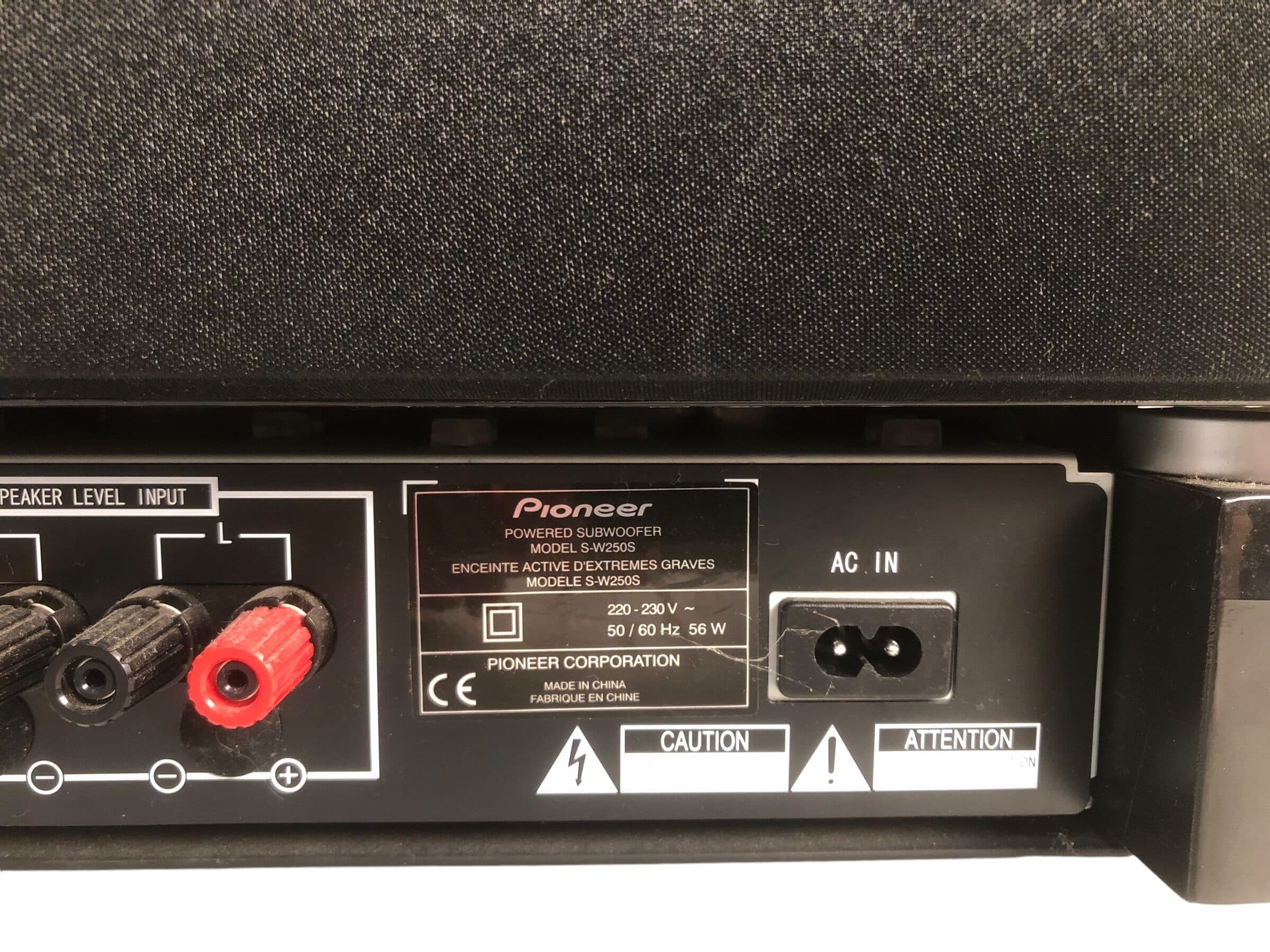 Pioneer S-W250S bilde 6