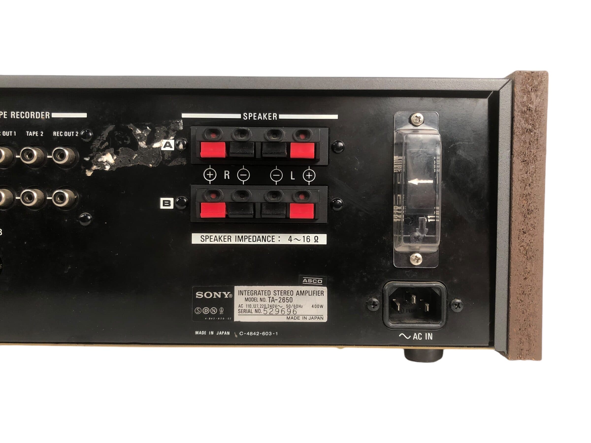 Sony TA-2650 bilde 5