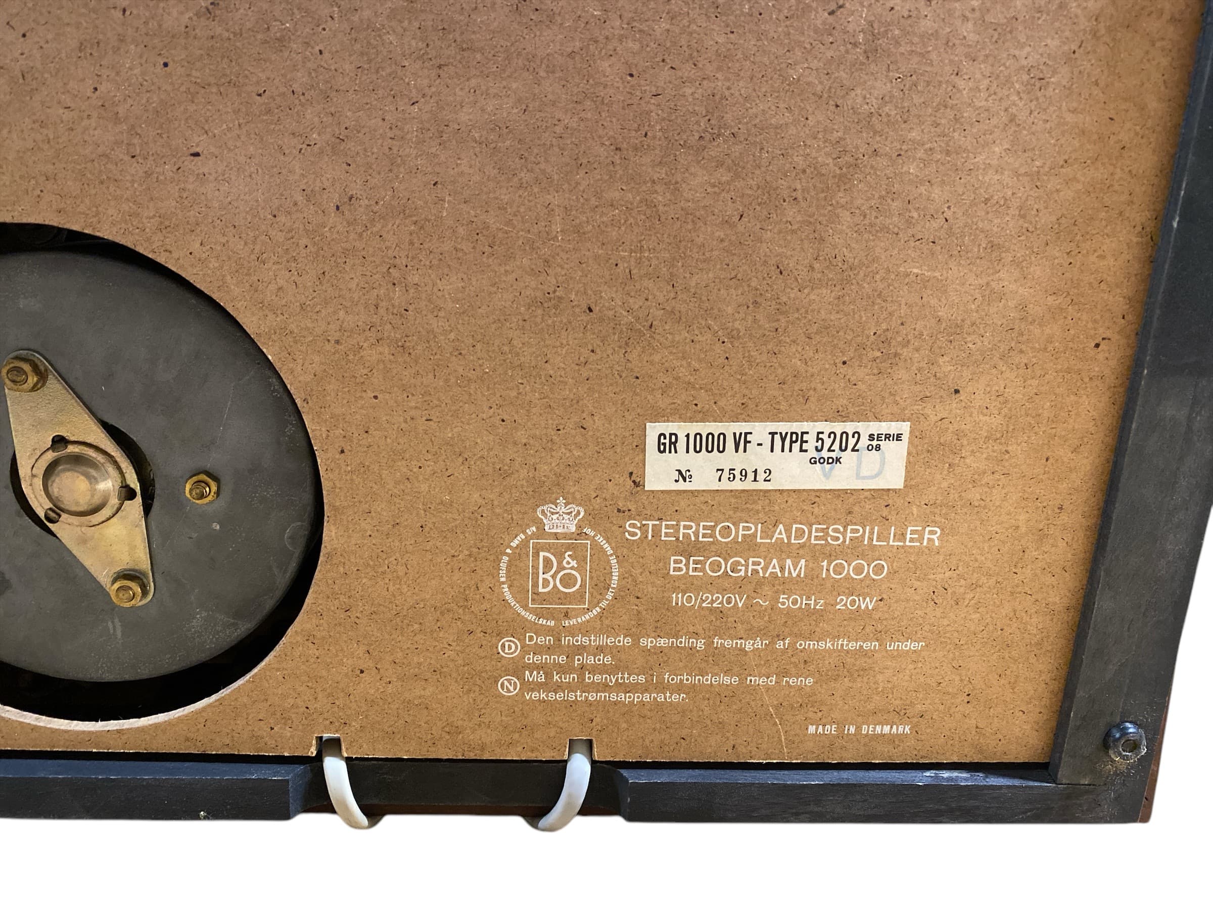 Bang & Olufsen Beogram 1000 (GR 1000 VF) bilde 5