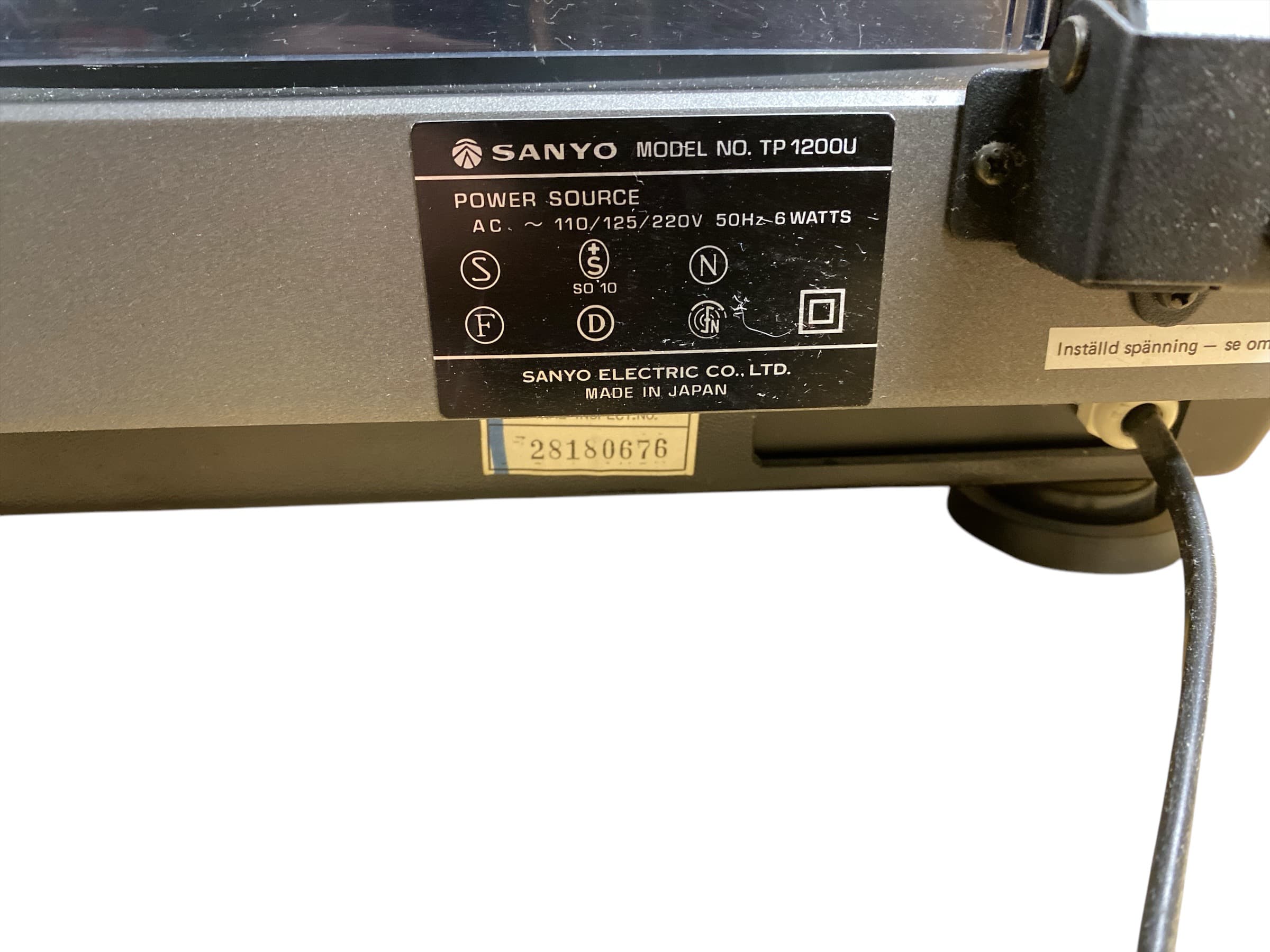 Sanyo TP-1200 bilde 9