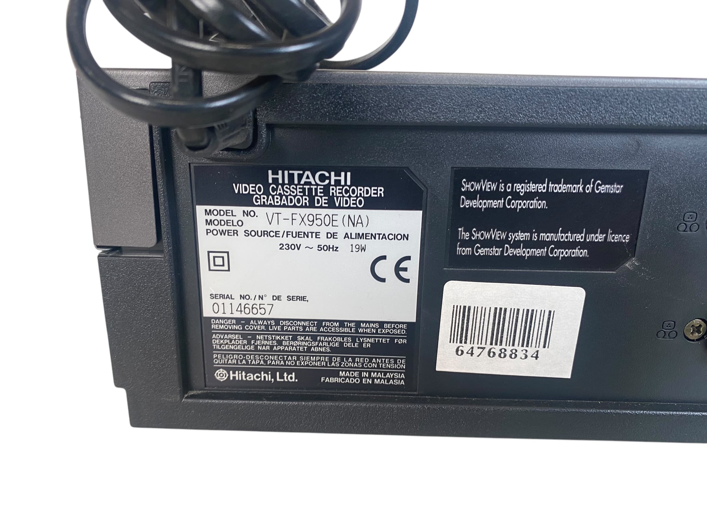 Hitachi VT-FX950E bilde 6