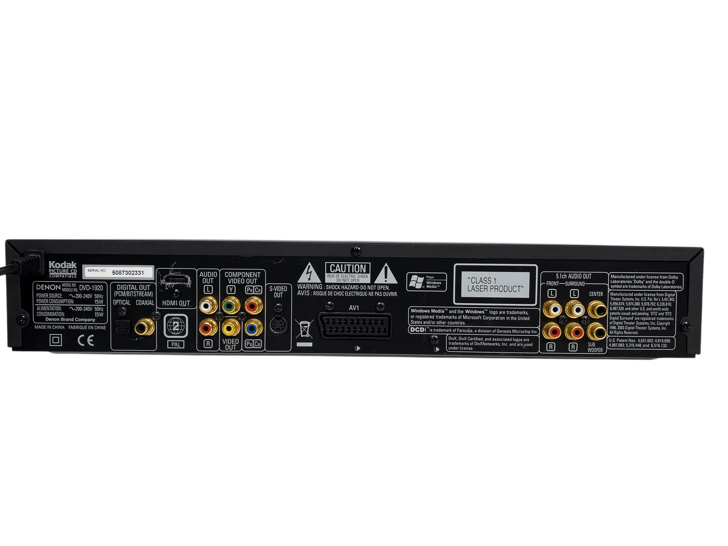 Denon DVD-1920 bilde 6