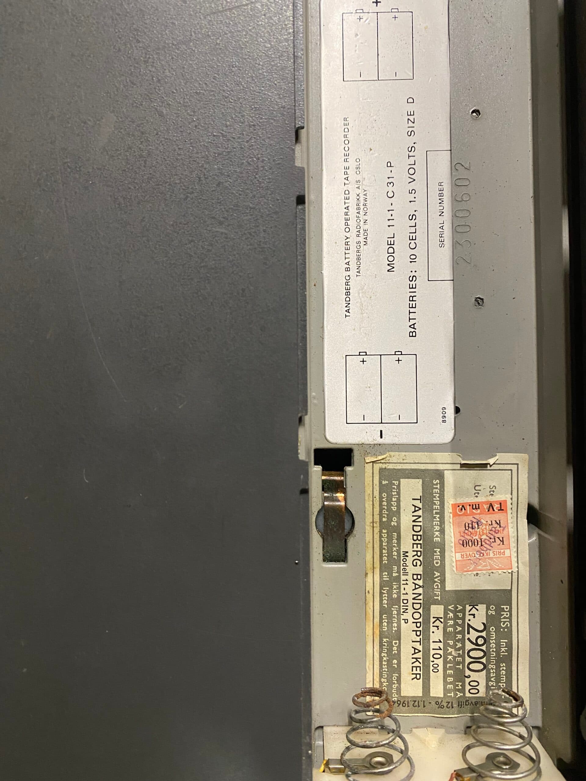 Tandberg Modell 11 bilde 5