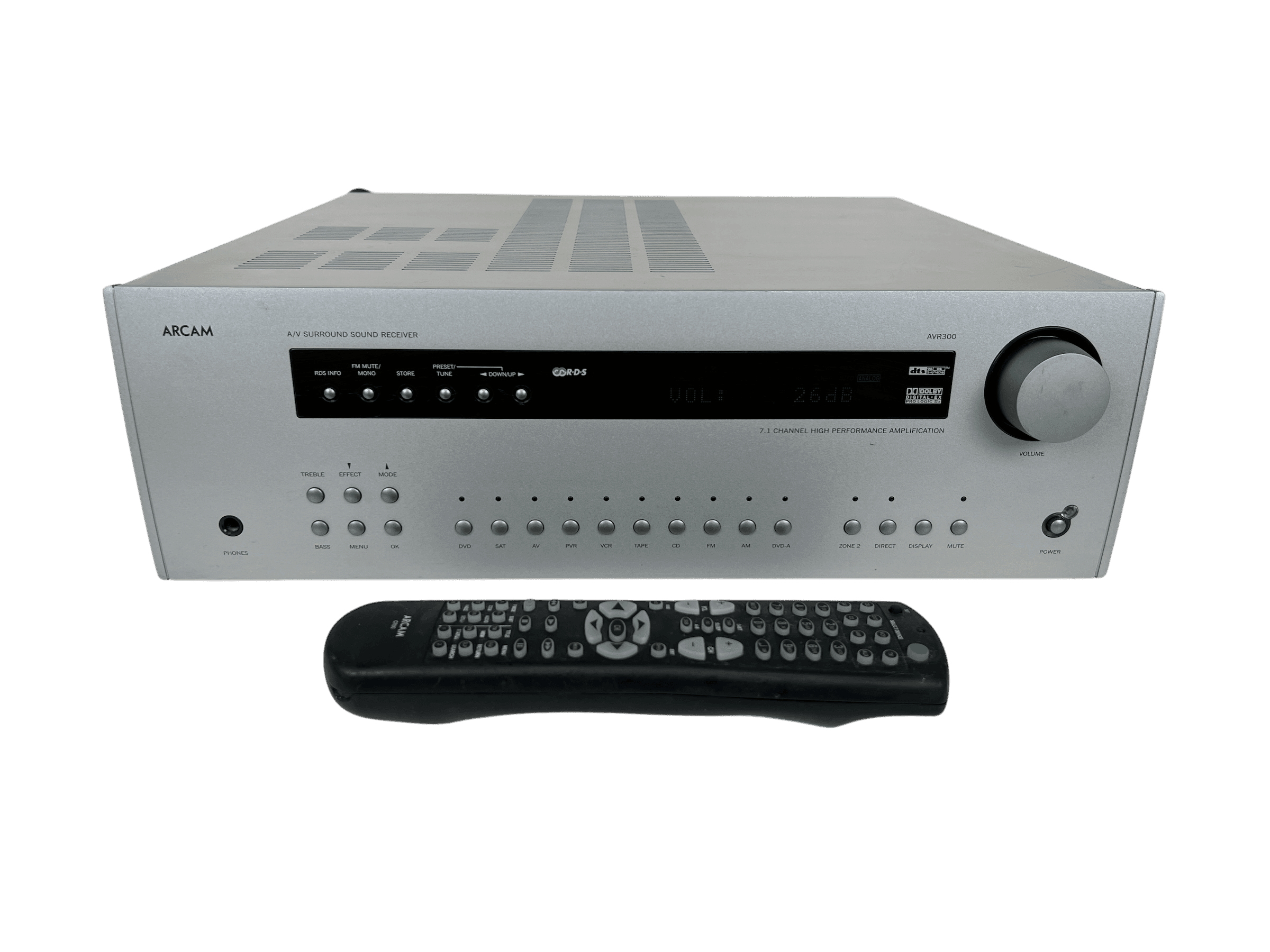 Arcam AVR300 7.1 Surround m/ kontroll