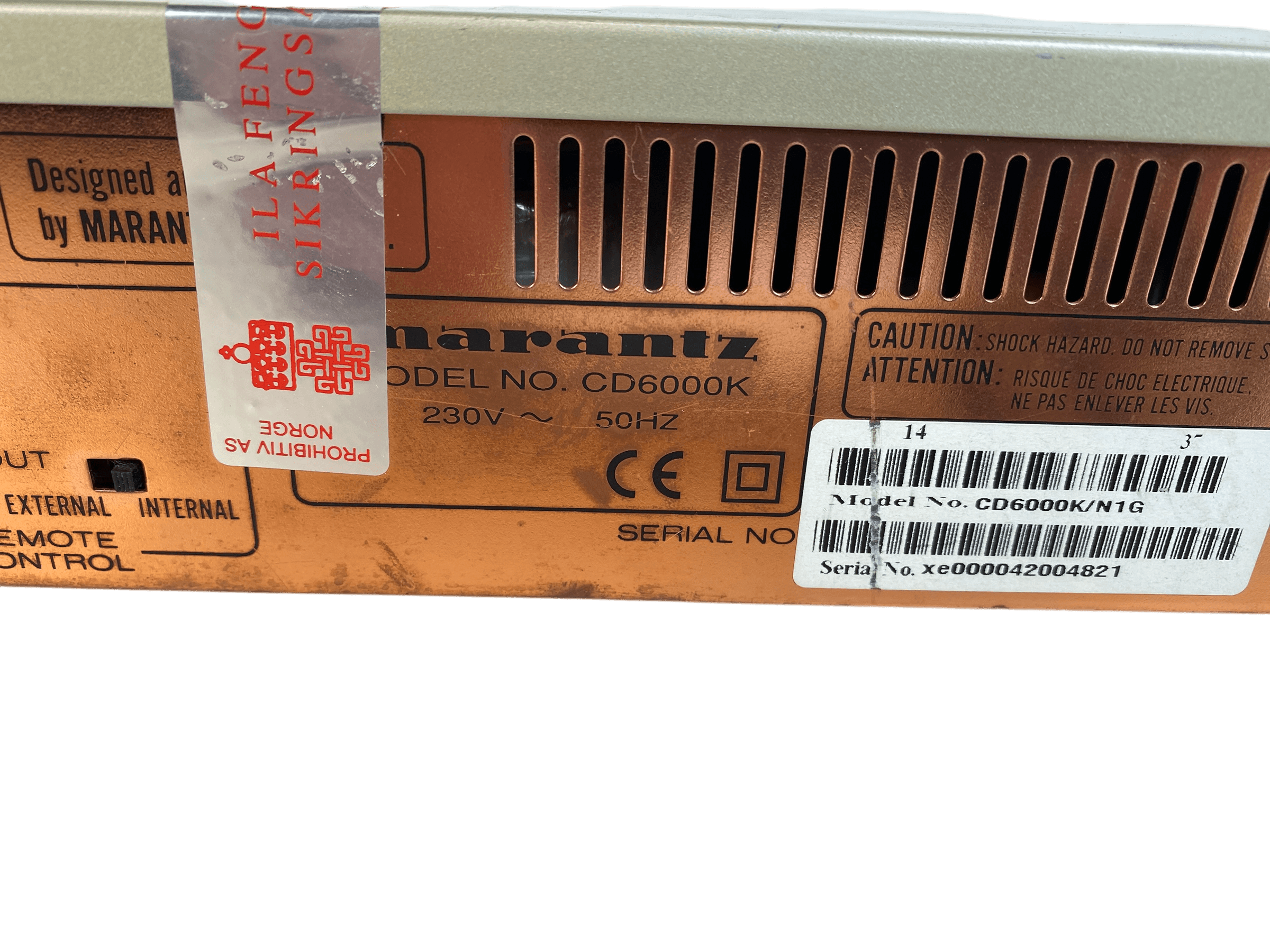 Marantz CD6000K bilde 4