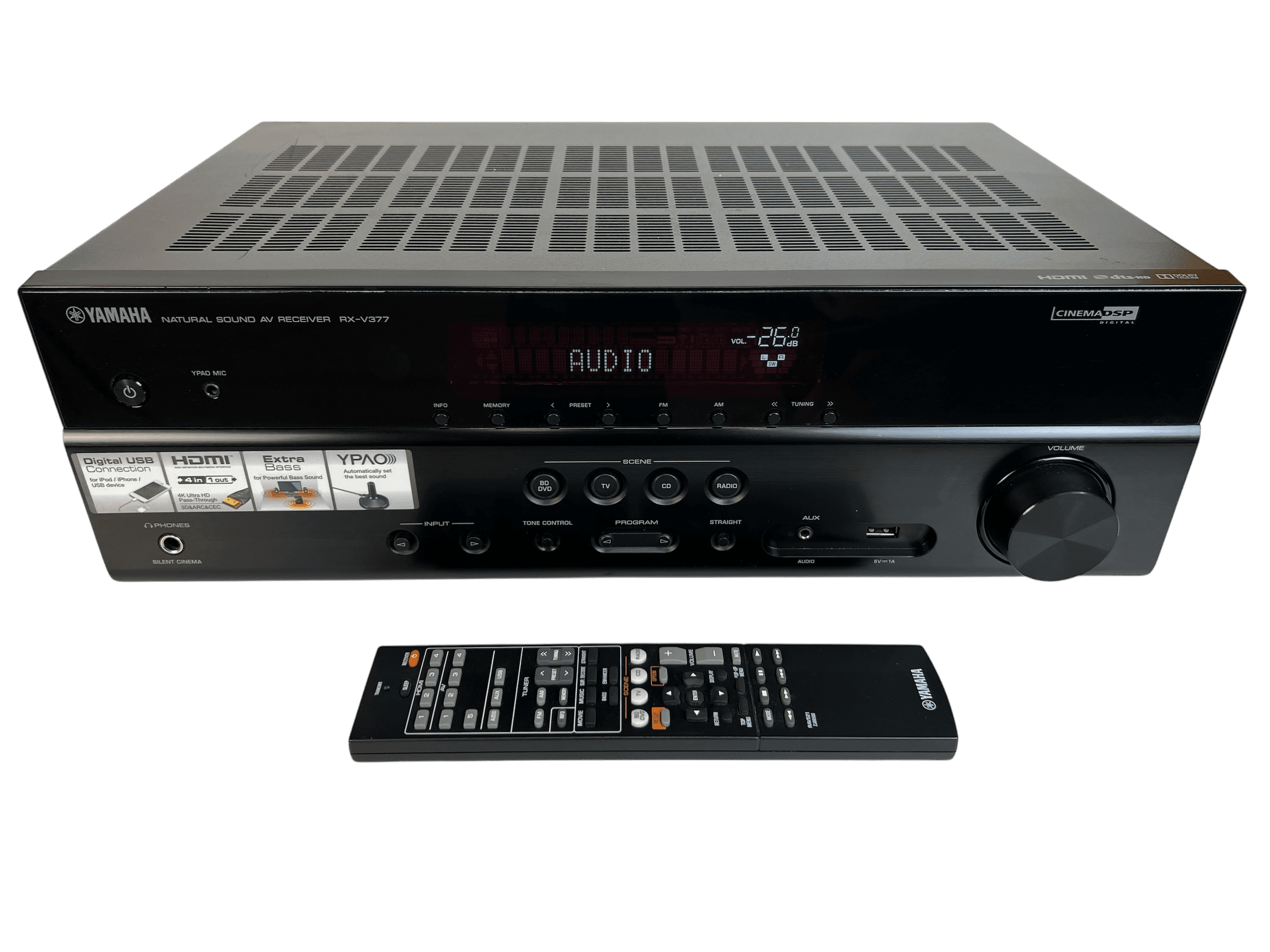 Yamaha RX-V377 m/ kontroll