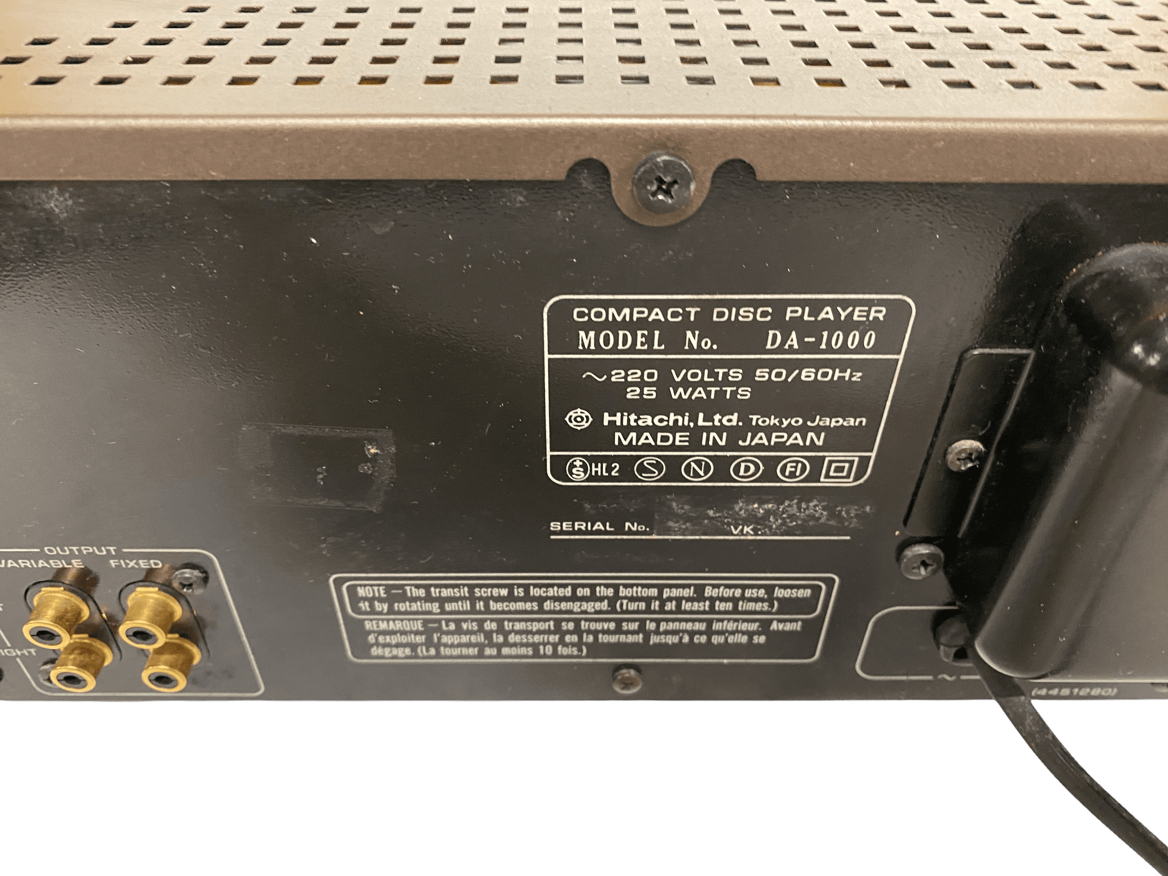 Hitachi DA-1000 bilde 6