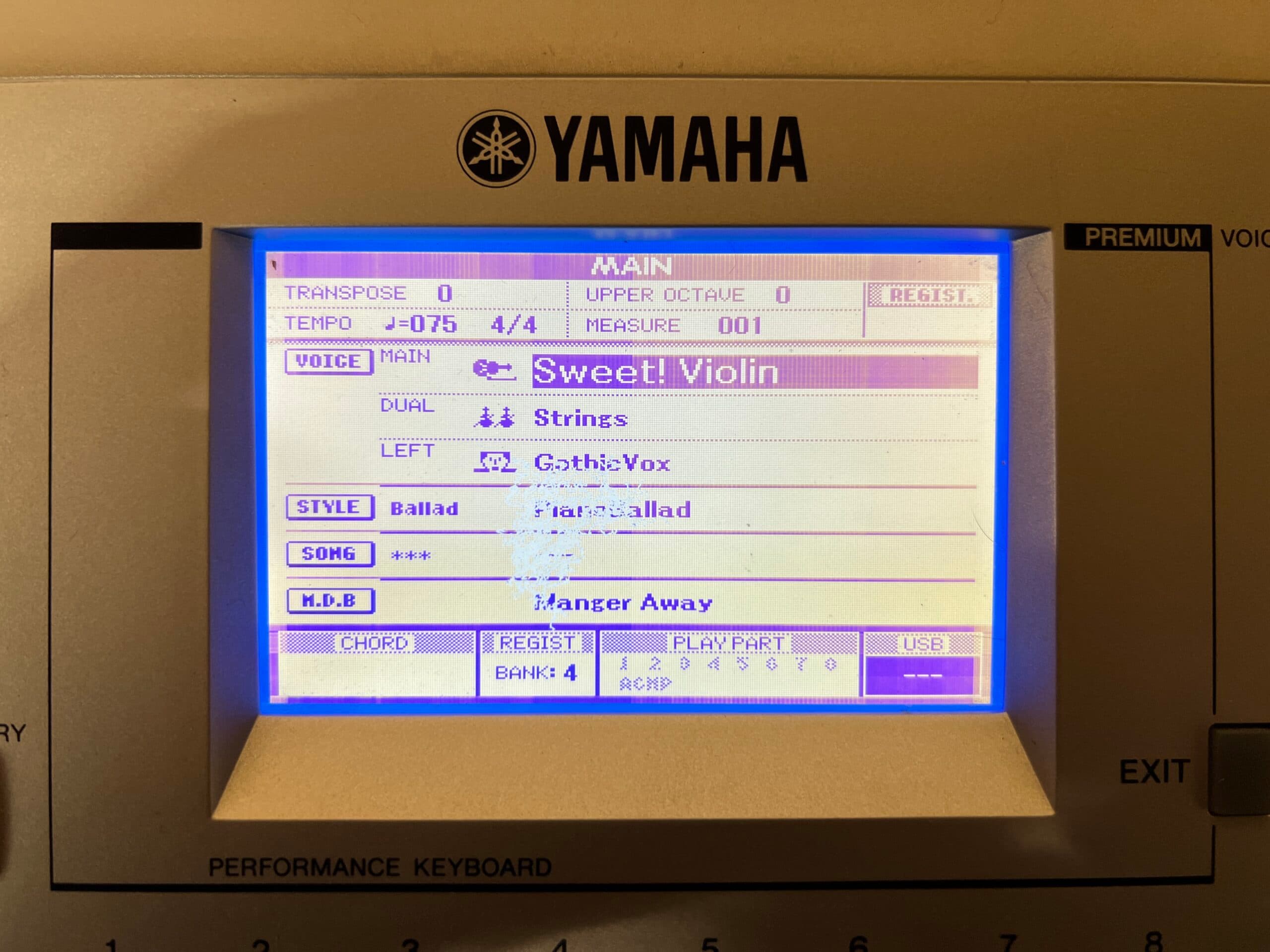 Yamaha PSR-S500 bilde 6