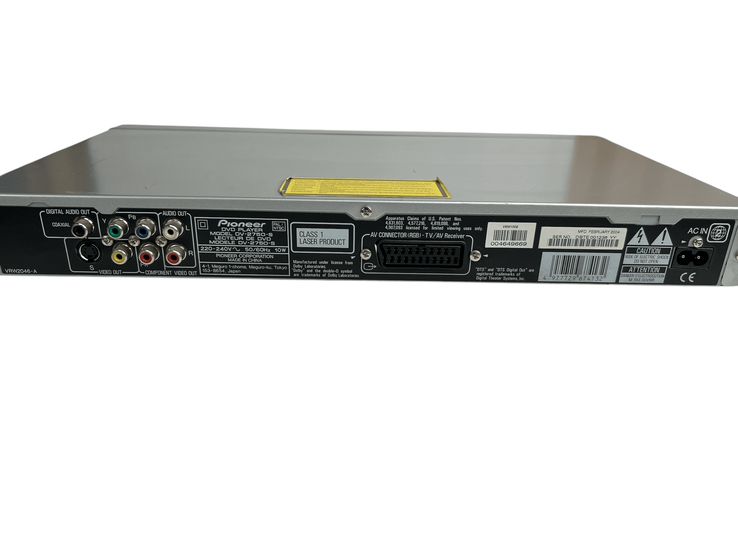 Pioneer DV-2750 bilde 7