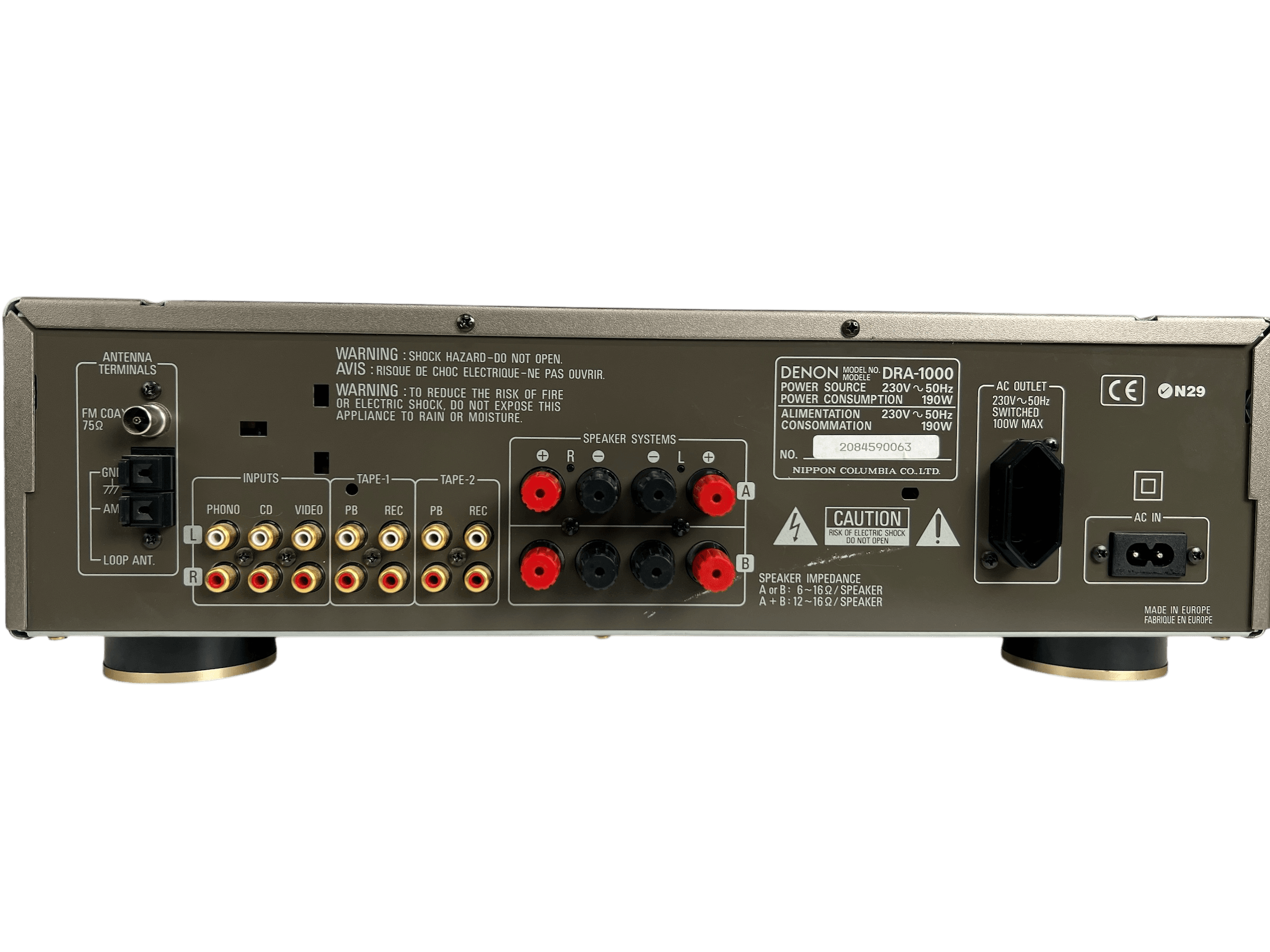 Denon DRA-1000 bilde 2