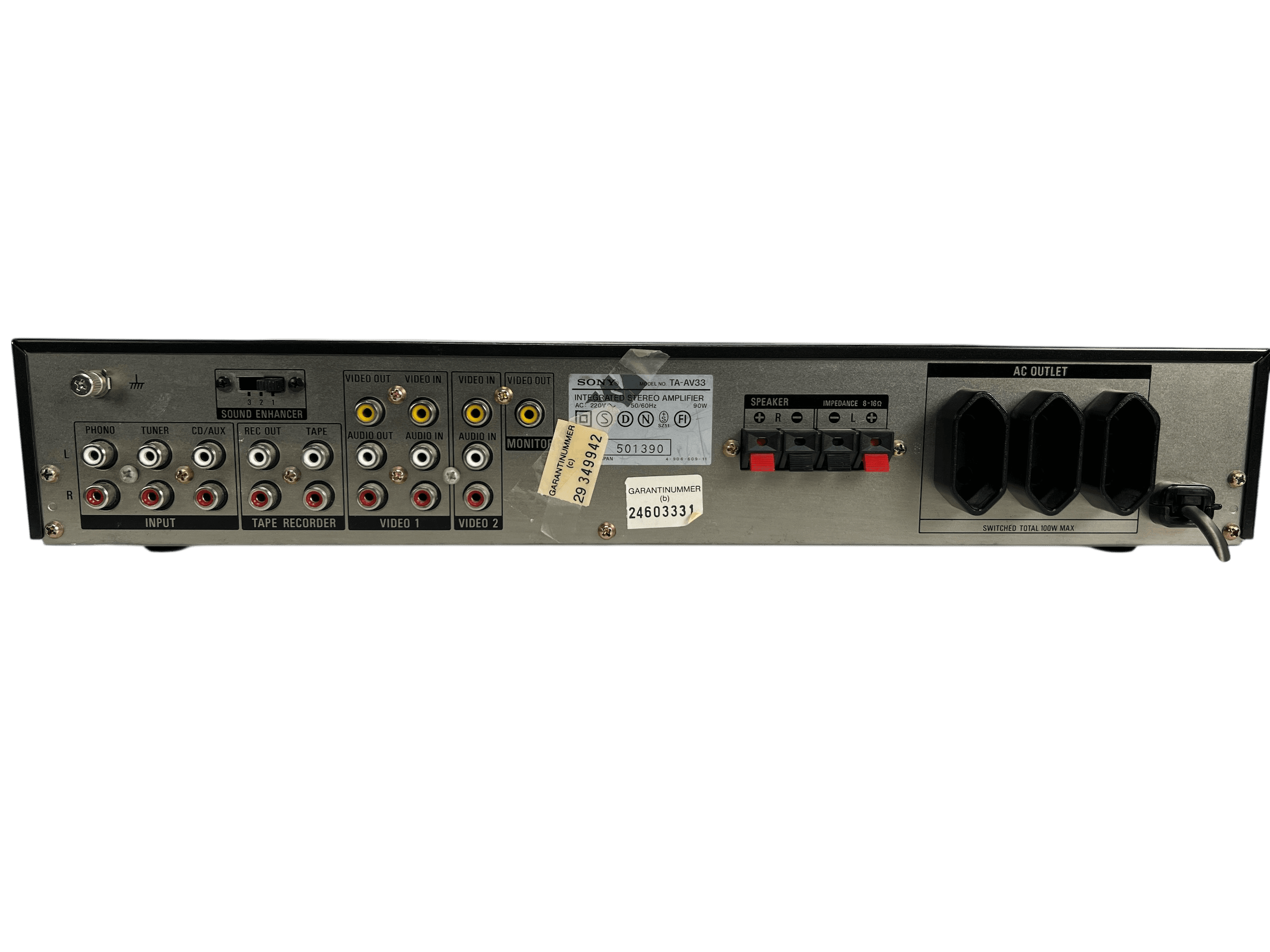 Sony TA-AV33 bilde 5