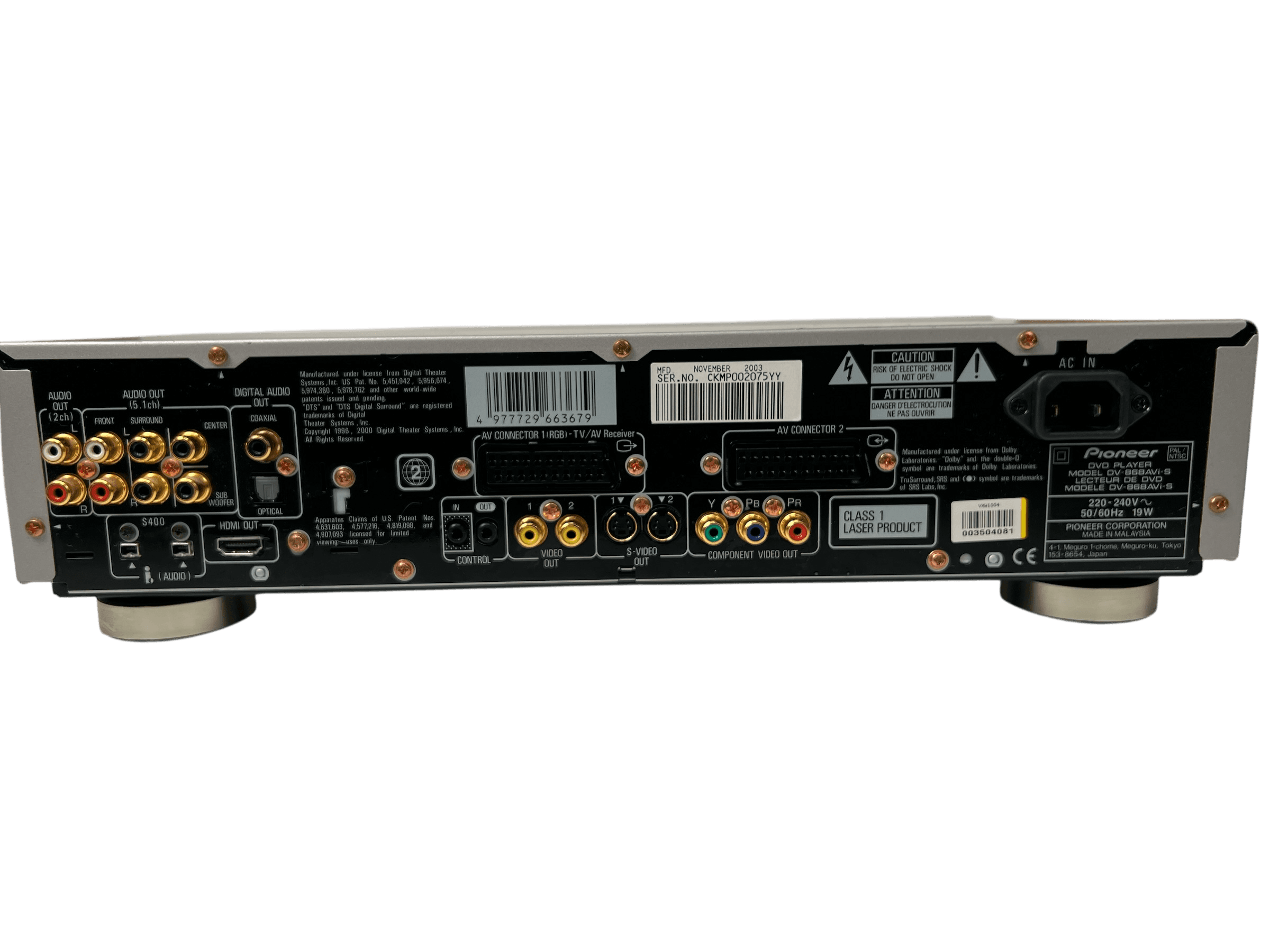 Pioneer DV-868AVi bilde 9