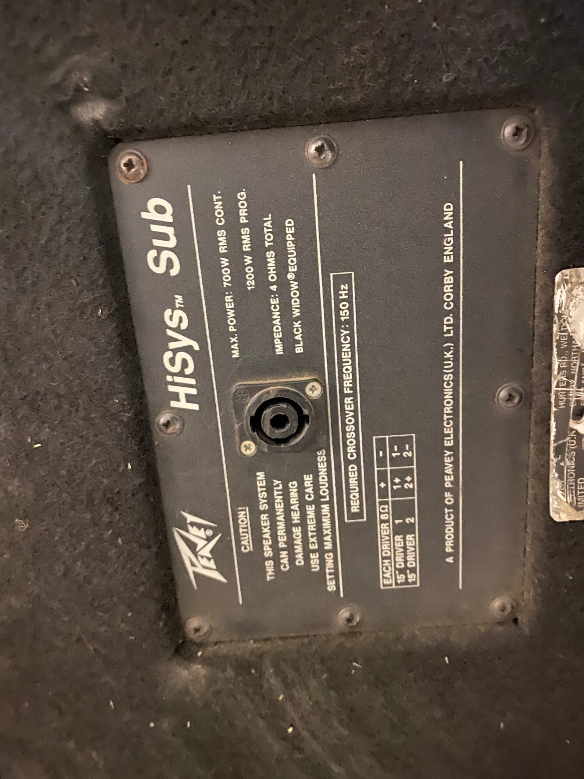 Peavey HiSys3 +  HiSys Sub bilde 13