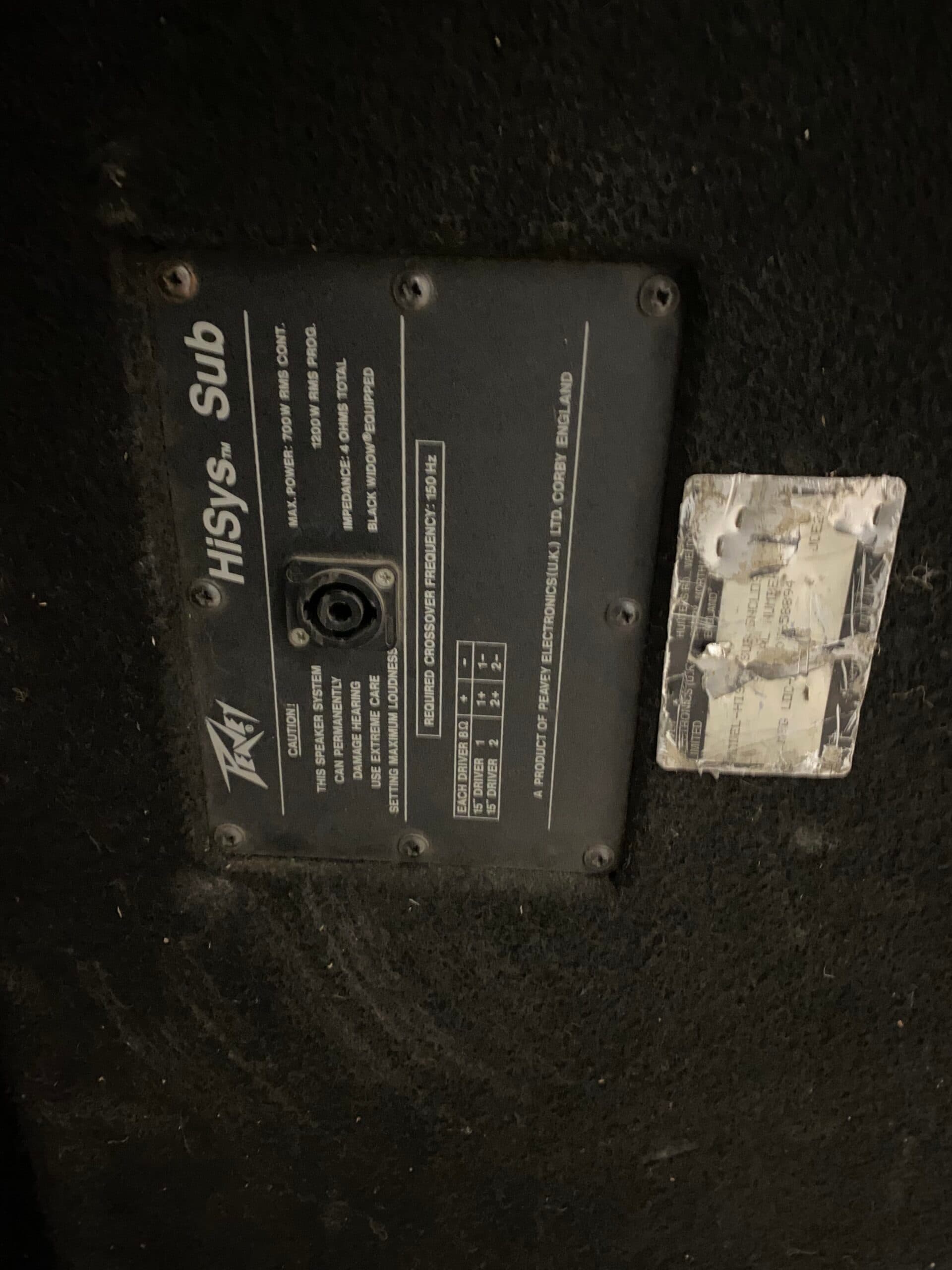 Peavey HiSys3 +  HiSys Sub bilde 9