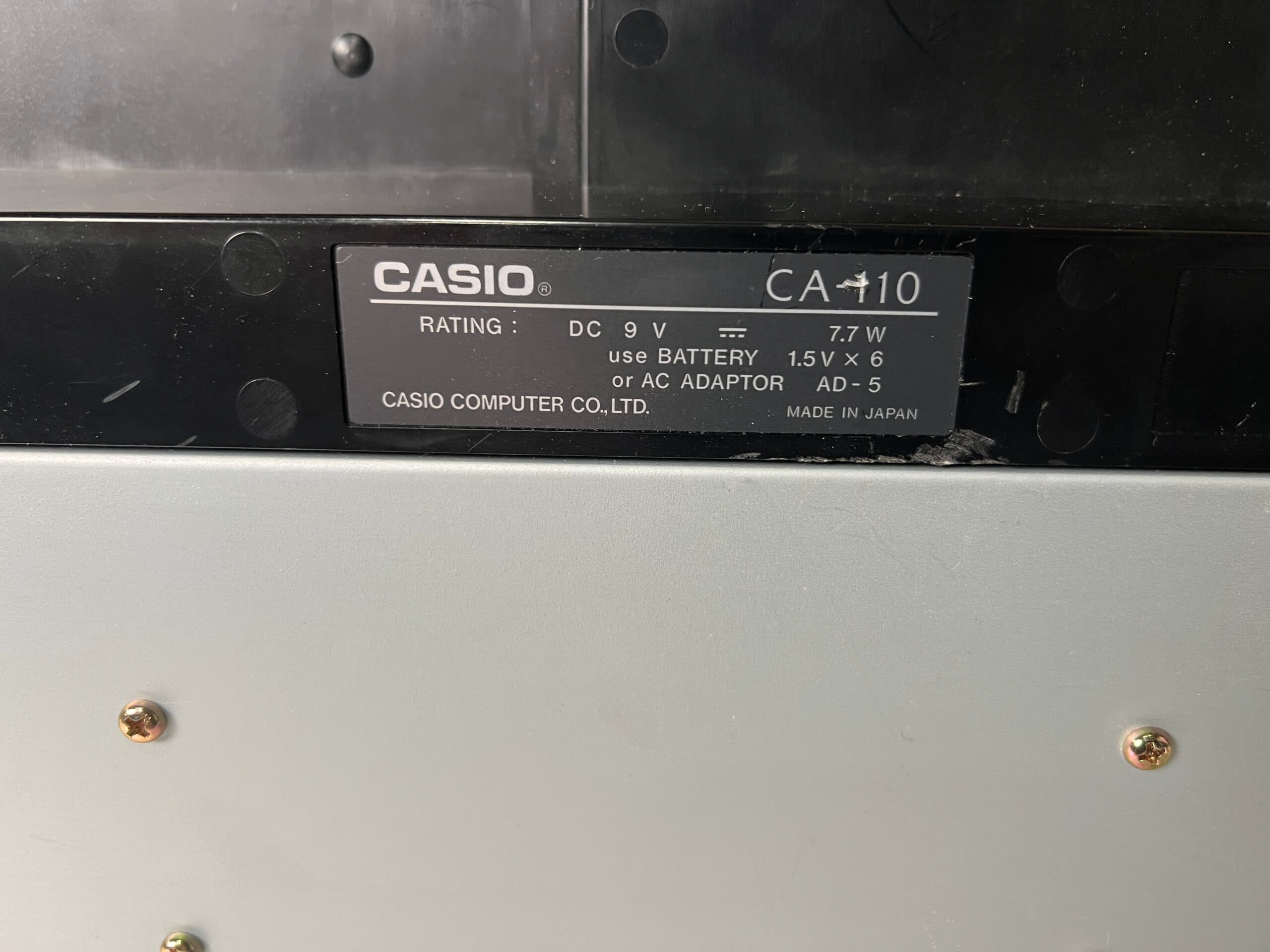 Casio CA-110 bilde 5