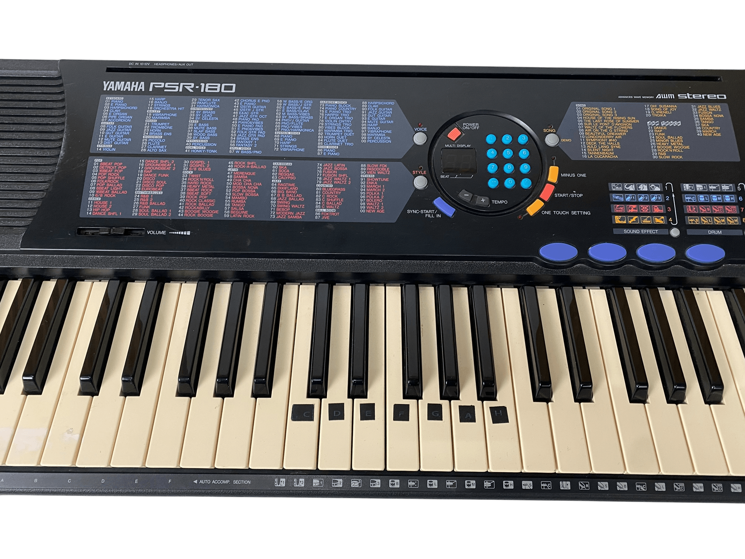 Yamaha PSR-180 bilde 5
