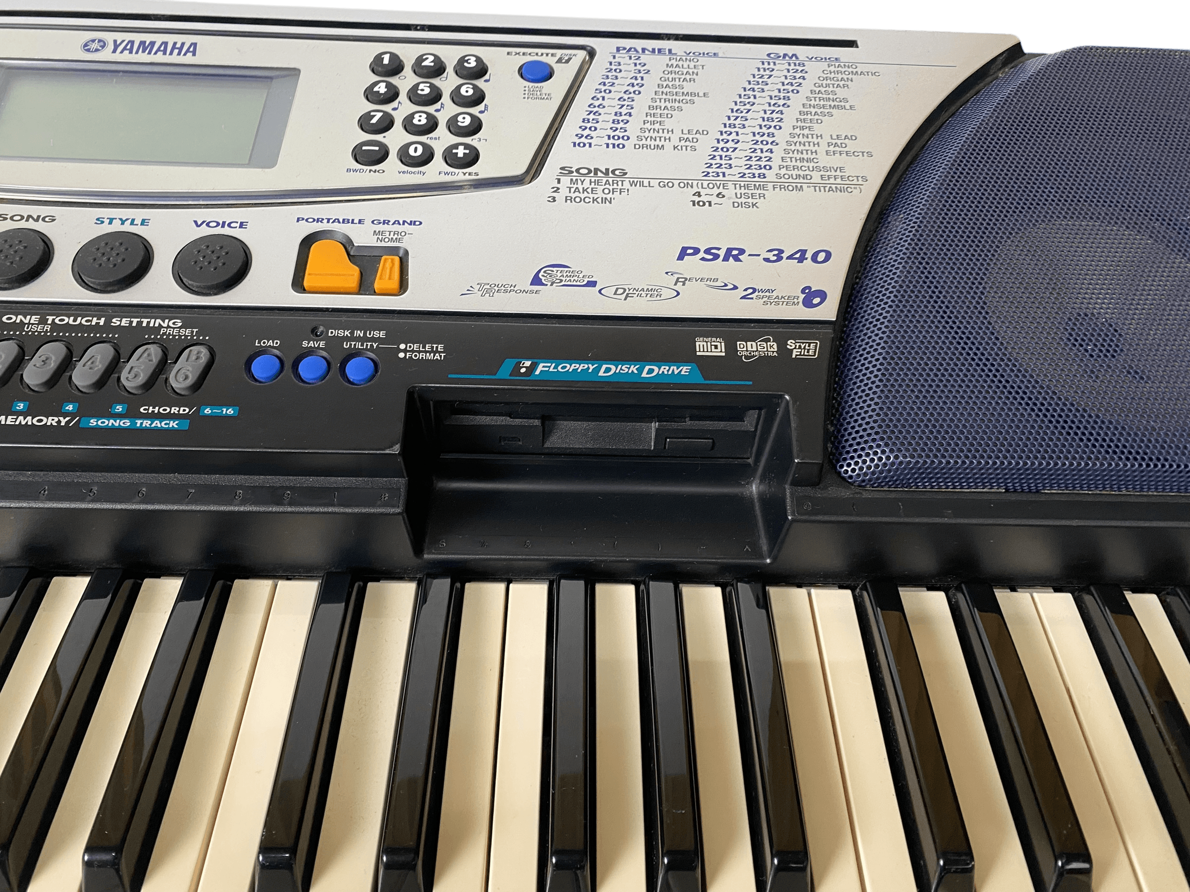 Yamaha PSR-340 bilde 9