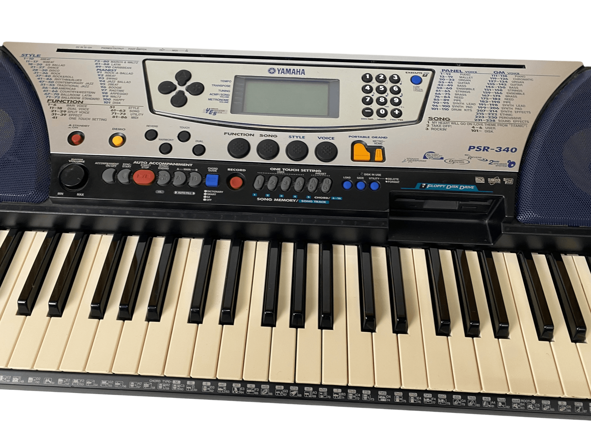 Yamaha PSR-340 bilde 7