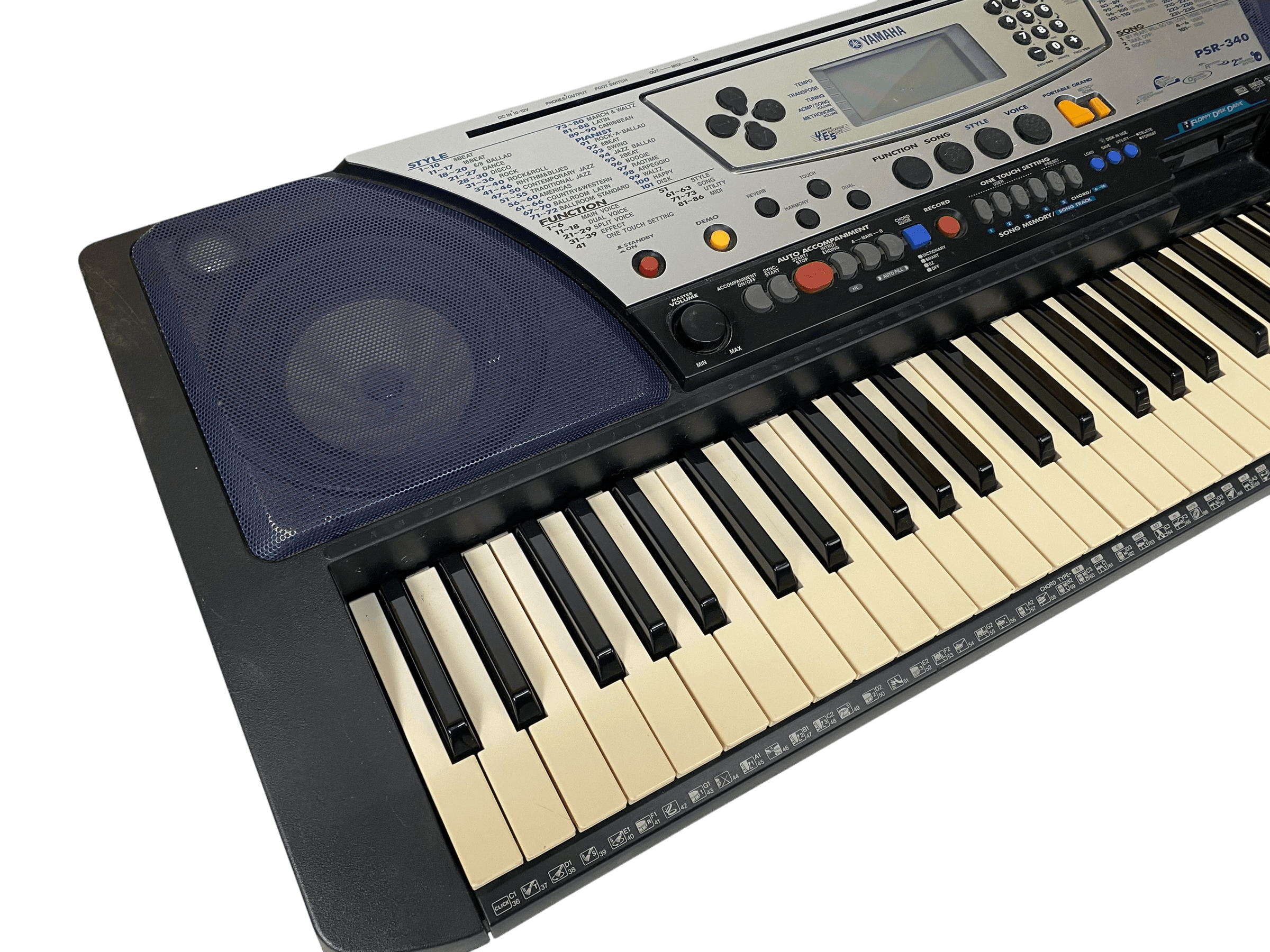 Yamaha PSR-340 bilde 2