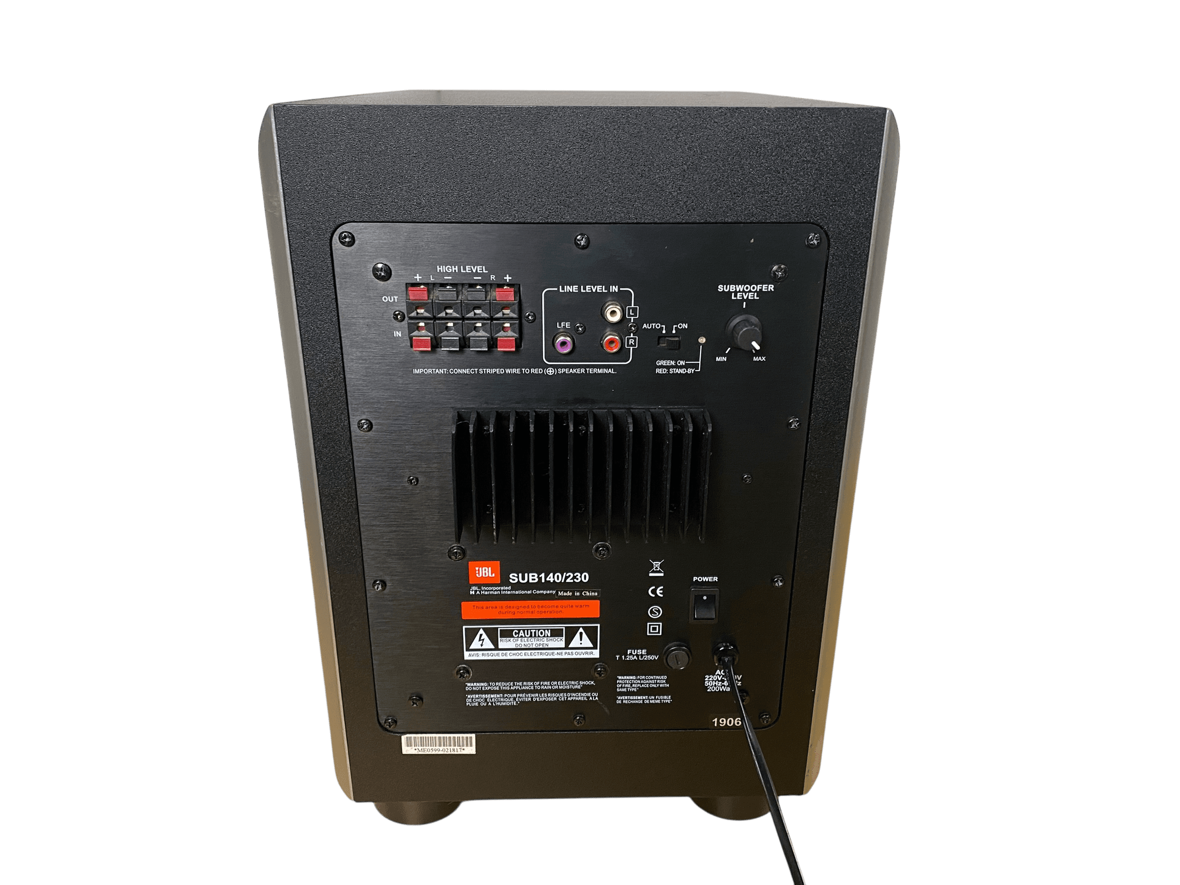 JBL SUB140-230 bilde 4