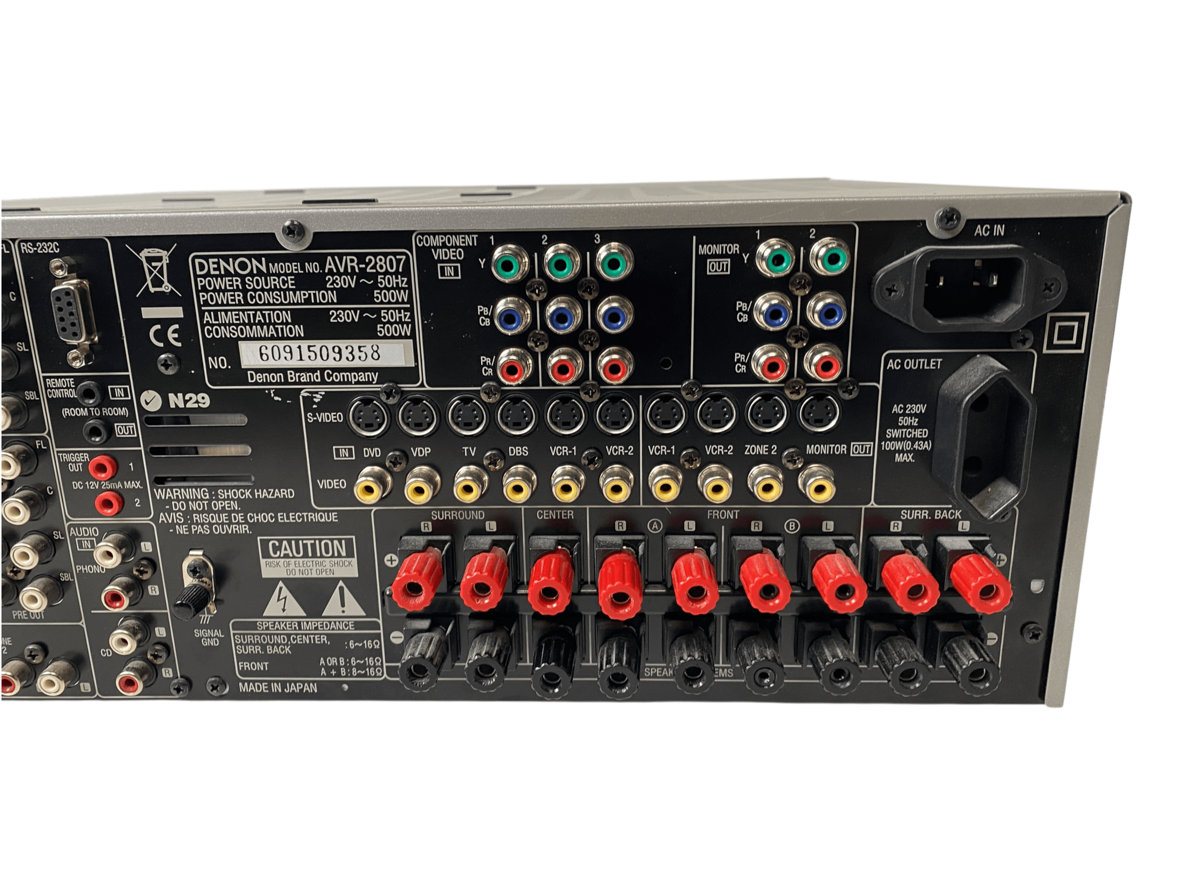 Denon AVR-2807 bilde 10