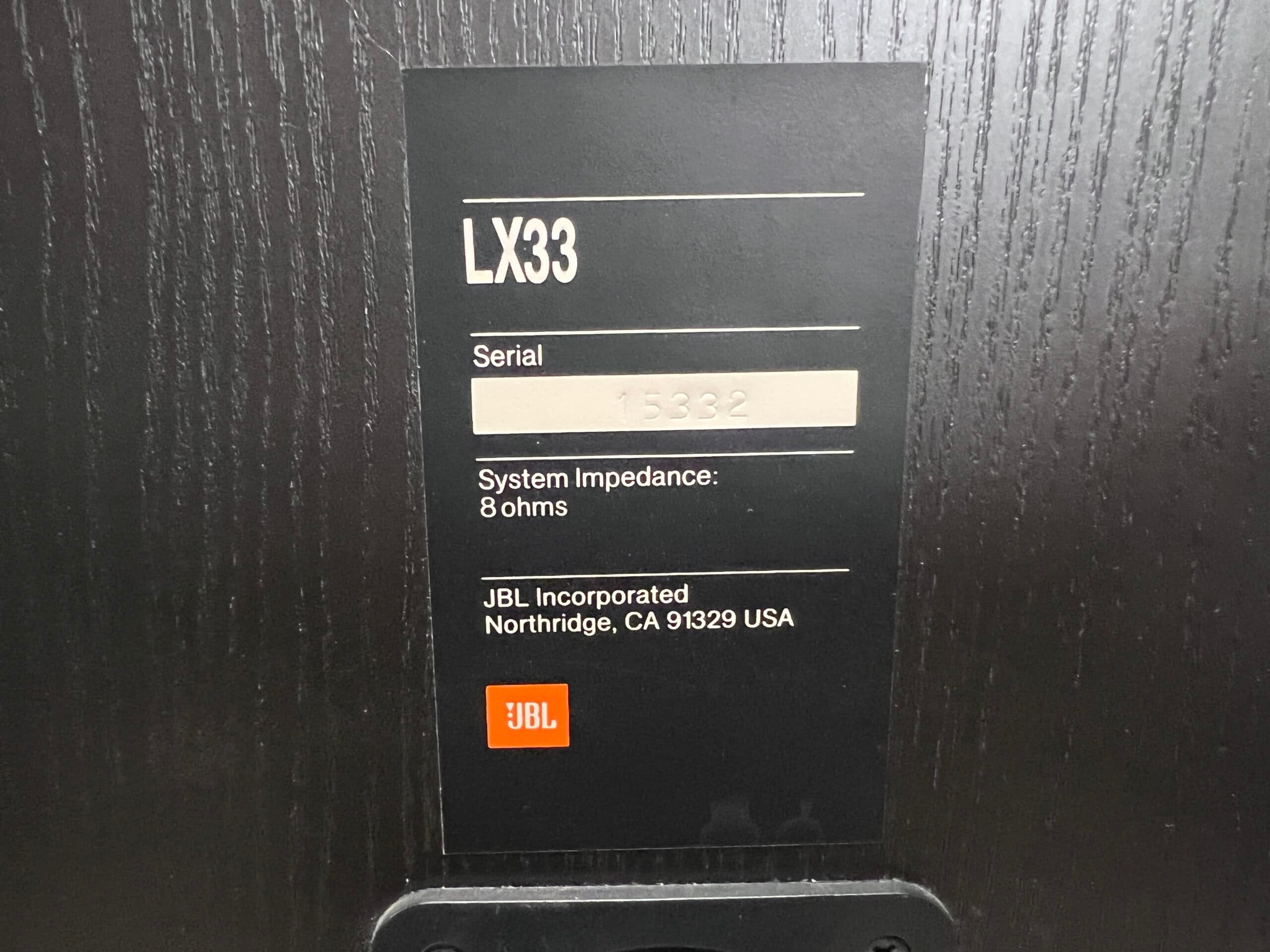 JBL LX33 bilde 8