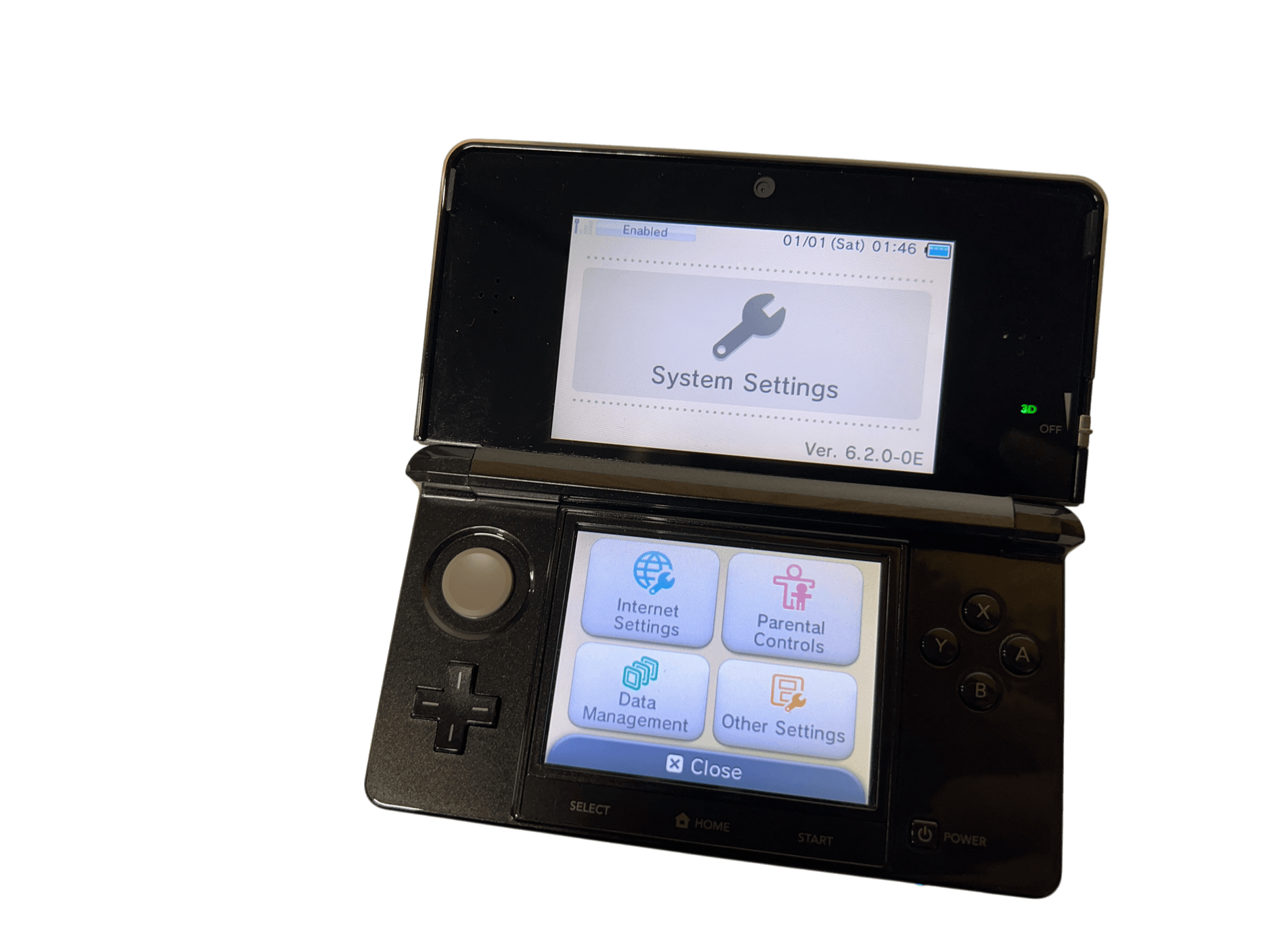 Nintendo 3DS Cosmo Black bilde 7